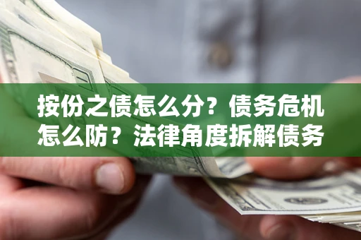 北京按份之债怎么分？债务危机怎么防？法律角度拆解债务分配与风险自保指南