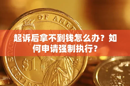北京起诉后拿不到钱怎么办？如何申请强制执行？