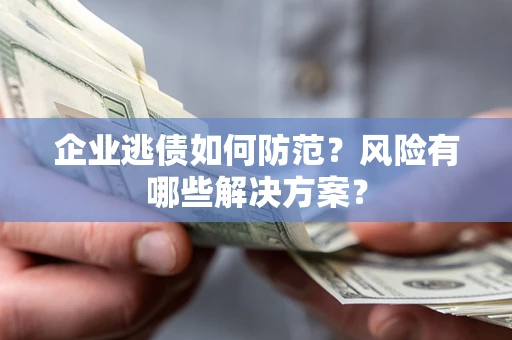 北京企业逃债如何防范？风险有哪些解决方案？