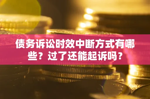 北京债务诉讼时效中断方式有哪些？过了还能起诉吗？