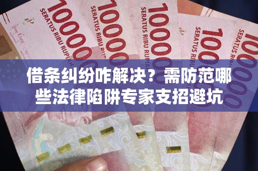 北京借条纠纷咋解决？需防范哪些法律陷阱专家支招避坑