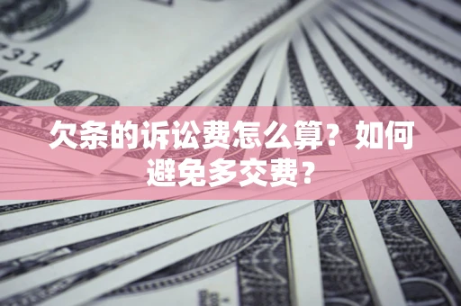 北京欠条的诉讼费怎么算？如何避免多交费？