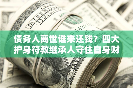 北京债务人离世谁来还钱？四大护身符教继承人守住自身财产